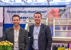 John Adams and Henk Verbakel of Havecon Greenhouse Projects.