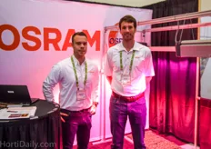 Jordan Goulet and Steve Graves of Osram LEDs.