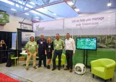 The team from Ridder / HortiMaX ; Jose Laurentino, Wil Lammers, Kirsty Thompson, Ron Daemen and Ad de Koning.