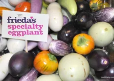 The Purple Pride eggplants are in the Frieda’s Specialty Produce assortment.