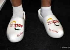 Whose wooden shoes are these?