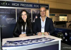 Antonella Migliozzi & Vincenzo Russo of Vifra High Pressure Fog Systems.