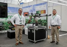 Hector Gonzalez and Daniel Gastelum of Ubiagro, a Mexican developer of agricultural drones. They currently have their machines being used for spray application, but they are also working on a project to introduce beneficial insects with the help of a drone.