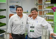 Mario Silva and Rainier Rojas Mora of Peatfoam, the Mexican manufacturer of Phenolic foam substrates.