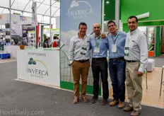 Maurico Manotas and Sergio Eulloqui of Svensson together with Igor Chamorro and Manuel Buces of Inverca.