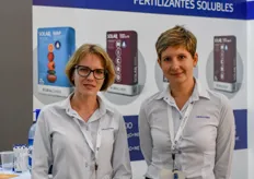 Nina Kozhemyakina and Tatiana Grebennikova of Russian fertilizer manufacturer Uralchem.