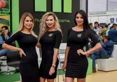 The hostesses at Mexican fertilizer manufacturer HortiTec.
