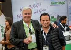 Mr. HortiMaX Wil Lammers together with Eduardo Banda of HortiMaX Mexico.