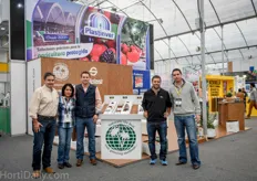 The team of Millenniumsoils Coir at the booth of Plastinver.