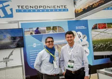 Carlos Thompson and Manuel Jesus Villegas of Tecnoponiente.