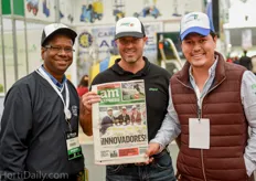 The innovators of FibreDust, Ellepot and HorticulTorres made headlines in the local newspaper.