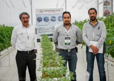 The team from Peatfoam at their demonstration greenhouse.