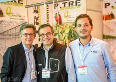 Massimo Digitale of Viale Sistemi with Michele Pavano and Mauro Sala of P.TRE Greenline.