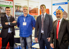 Kevin Spoelder of Hoogendoorn, Cas Barel of Marten Barel Steaming Systems and Jelle Boeters of Stolze with their Turkish partner Siar Berfi Kilic of MST Holland.