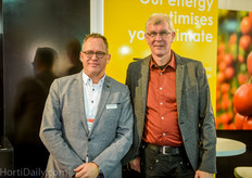 Klaas-Jan de Ruiter of Bonar with Pieter Versluis of Buwatec.