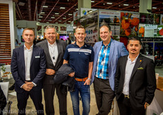 Andrei Chabaline and Regnier ten Haaf of Ridder/HortiMax, John Meijer of Certhon and Aad van der Berg and Ibrahim Yilmaz of Delphy.