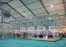 Varnet showcased its all-aluminimium structure in the innovation hall. Read more aboy the structure here: http://www.hortidaily.com/article/30653/Varnet-introduces-All-Aluminium-Venlo-structure-at-Growtech-Eurasia