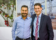 Vural Ozdemir of Seratek with Rafael Bolinches of Projar.