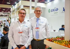 Michel de Winter and Wim van Krieken of Axia Seeds.