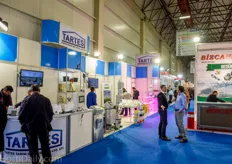 Tartes was the only supplier at the Growtech offering LED lighting systems.