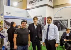 Isgandar Gurbanov and Rufat Mammadov of Grow Group Azerbaijan together with Brice Richel.
