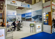 The booth of Kubo at the Dutch Pavilion.