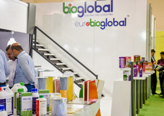 Sticky traps at the booth of BioGlobal.