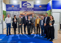 Bas Fortuin of Genap at the booth of Spanish greenhouse manufacturer Rufepa.