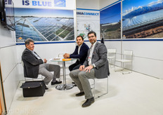 Ahmet Kurklu of Serasis with Robert Keijzer of Kubo Greenhouse Projects.