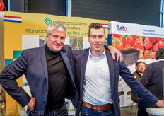 Philippe Ostertag of Ostertag Plastics with Henri van Hemert of Oerlemans Plastics.