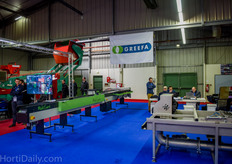 Optical sorting lines at the booth of Greefa.