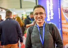 Angel Barrranco of Spanish horticultural equipment manufacturer IDM was visiting the show to meet his distributors.