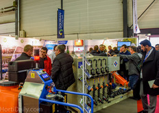 Many interest for Hoogendoorn irrigation at the booth of distributor Squiban.