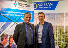Otto Post and Bert-Jan Nolden of Hoogendoorn at the booth of Squiban.