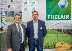 Olivier-Henri Dambiel of FilClair with Thomas Calmbacher of Dill.