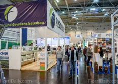 German greenhouse builder Fischer restyled its booth this year.