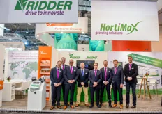 The team of Ridder and HortiMax together with Ian Metcalfe of CMW Horticulture.
