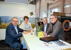 Gavita Nordics (Vidar Nordby and Edith Grahnstedt), visited by their Finnish dealers Johan Hoysti and Peter Soderback (Schetelig)