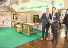 Ralf Hendriks and Joep Janssen, Limex. Their cleaning solutions are getting more and more popular.
