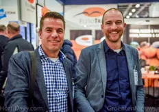 Henk Verbakel and Ramon Bol of Havecon found five spare minutes to visit the show; they were too busy with building greenhouses all over the world.