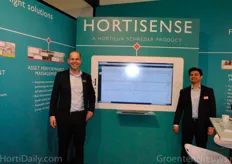 Hortilux showing the Hortisense system. It was recently introduced and has allready been sold so the guys are very pleased.