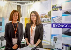 Zoe and Emily Zhang of Yongor screens where very happy with the Vietnamese investments in greenhouse production.