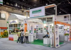 The booth of Arrigoni.