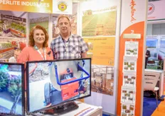 Marion and Thijs Koning of Konflex. They supply flexible high pressure and temperature hoses for Barel's steam disinfection units.