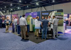 Dramm highlighted the importance of water treatment in their booth.