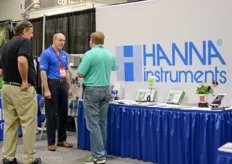 They know everything about measurements at the booth of Hanna Instruments.