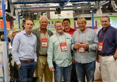 ​ A Dutch ‘Onder Onsje” at the booth of Luiten Greenhouses with Floris, Bert, Arie, Johan and Kick.