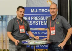 ​ Ruud van Aperen and Peter van den Bemd of MJ-Tech high pressure fog systems, first time exhibitors at Cultivate!