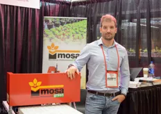 ​ Oliver Russo of Mosa Green seeding and nursery equipment.