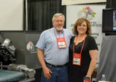 Alan and Beverly Rowe with Horticultural Equipment Services.